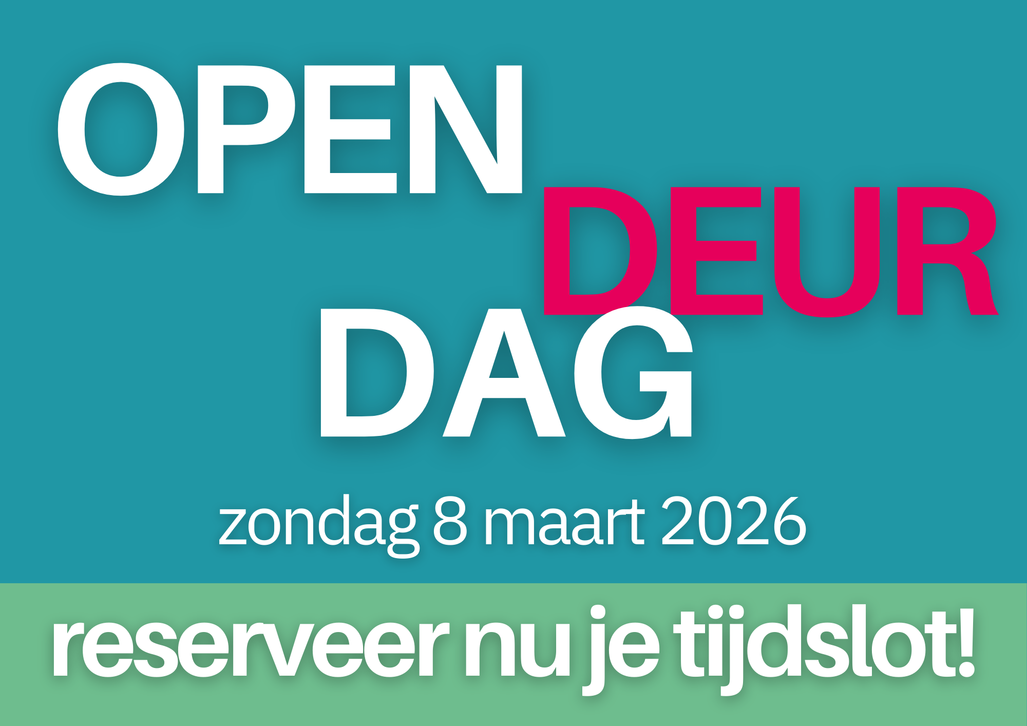 Reserveer nu je tijdslot